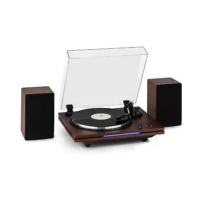 Kaufen Schallplattenspieler Mit Boxen 33/45/78 Vinyl Plattenspieler Bluetooth Holz • 135.99€
