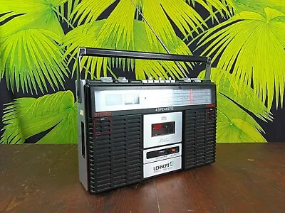 Kaufen Retro Boombox Lehnert SCR-3030 Ghettoblaster Vintage Kassettenrekorder Radio 80s • 65€
