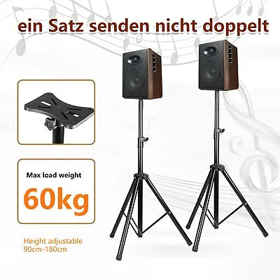 Kaufen 2x DJ PA Metall Boxen Ständer Lautsprecher Stativ Boxenstativ Hochständer Träger • 41.69€