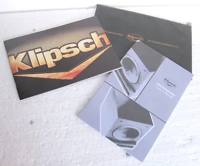 Kaufen KLIPSCH RPW-10 Subwoofer Owner's Manual Originale • 9.49€