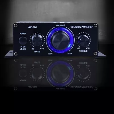 Kaufen Mini Hifi Auto Audio Power Verstärker Musik MP3 Receiver Heimkino Lautsprecher • 27.18€