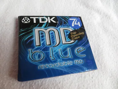 Kaufen TDK Md-74 Blue Recording Minidisc 74 Min  OVP   NEU Sealed  • 6.99€
