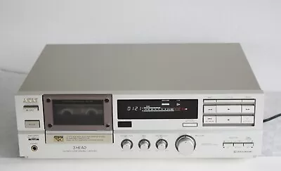 Kaufen Akai GX-65  High-End Stereo Cassette Deck 3 Kopf, Riemen Neu, Champagner • 444€