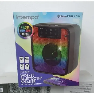 Kaufen Tragbarer Intempo Wireless Bluetooth Lautsprecher Farbwechsel LED Party • 23.39€