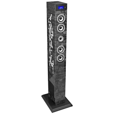 Kaufen Musik Tower MP3 USB SD AUX Fernbedienung Stereo Radio Party Anlage Street Design • 146.90€