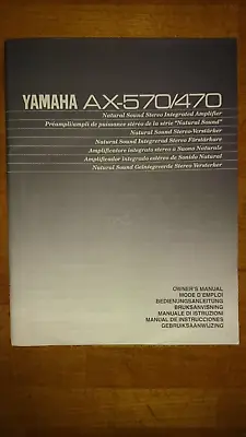 Kaufen Yamaha AX-570 / 470  Bedienungsanleitung Operating Instuctions Manual • 3€