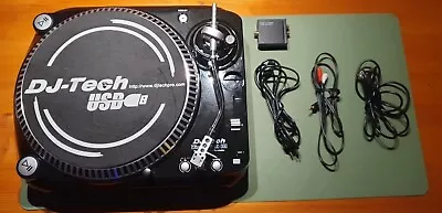 Kaufen Digitaler Vinyl Plattenspieler DJ Tech USB 10 Inkl. Zubehör Und Konverter • 35€