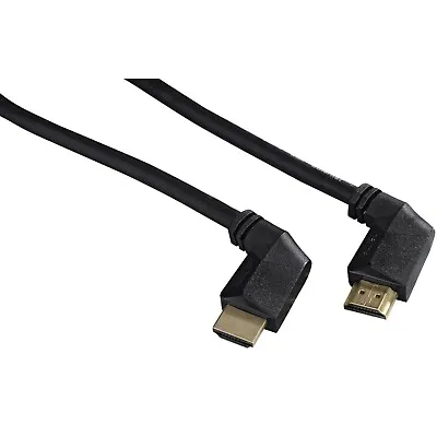 Kaufen Hama HDMI-Kabel 90°-Stecker Vergoldet Angewinkelt 1,5m 4K Full HD 1080p HD-TV 3D • 6.32€