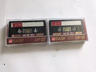 Kaufen 3x BASF MP IV 120 & 60 Metal IV Cassette Kassette Tape 1985 • 49.99€