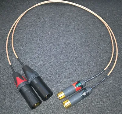 Kaufen ING.KOSCHUH XLR Kabel Männlich Auf Neutrik Cinch STEREO Kabel High End Adapter • 100€