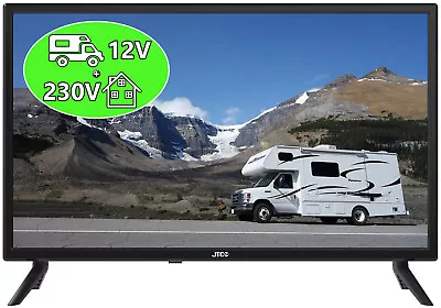 Kaufen 24 Zoll HD TV JTCT24H39241 Mit **12-Volt/230-Volt-Anschluss**/Camping & Home • 99€