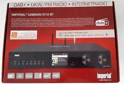 Kaufen Imperial DABMAN I510BT - Internetradio - HiFi Tuner - DAB+ - USB - WLAN -Schwarz • 140€