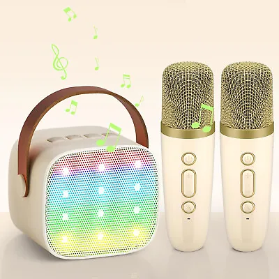Kaufen Karaoke Maschine Kinder Bluetooth Karaoke Maschine Mit 2 Drahtlosen Mikrofonen • 21.99€
