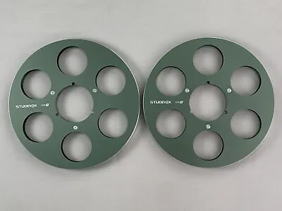 Kaufen 🍺2X Hochwertige Green Tape Reel Für TEAC X10 10.5'' 1/4'' Tape Record • 105.58€
