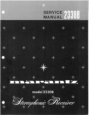Kaufen Service Manual-Anleitung Für Marantz 2330 B • 13€