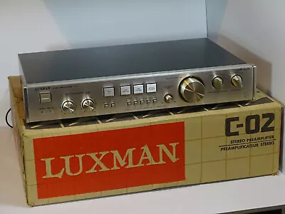 Kaufen Luxman C-02 Preamplifier Vorstufe Serviced Excellent Boxed • 1,149€