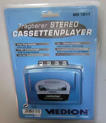 Kaufen Medion MD 7817 Tragbarer Stereo Cassettenplayer • 40€