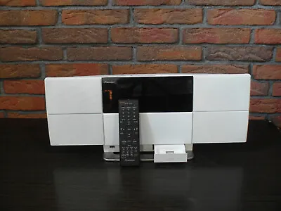 Kaufen Pioneer Slim Micro System X-SMC1-W Hi-Fi Stereo Kompaktanlage Weiß IPod Dock • 79.99€