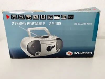 Kaufen Vintage Schneider SP 100 Radio -Cassette- CD ! 90 Er ! OVP • 19.99€