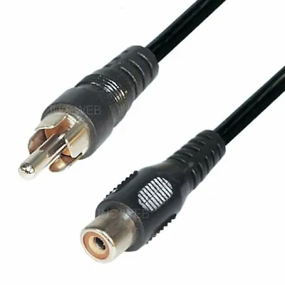 Kaufen Audio Kabel 2,5m Cinch Verlängerungskabel RCA Verlängerung Mono Kah • 3.59€