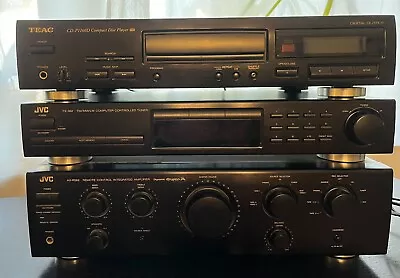 Kaufen Stereoanlage Mit CD Spieler, TEAC, Tuner JVC, Radio JVC + 2 Boxen. PULSAR TAR • 99€