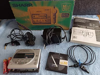 Kaufen Sharp MD-MT 20H(S) Portabler Recorder Silver • 55€