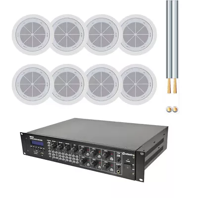 Kaufen Adastra 6 Zone Bluetooth Decke Lautsprechersystem HiFi Soundsystem PA Hintergrund • 660.66€
