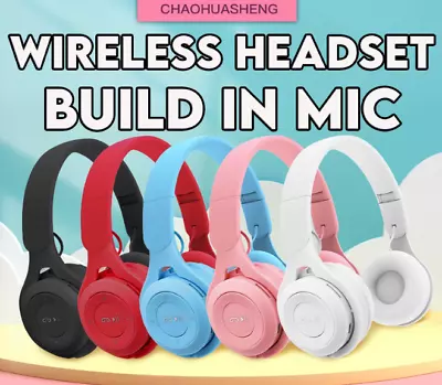 Kaufen Bluetooth Kabellos Kopfhörer Over Ear Mit 5 EQ-Modi HiFi Stereo Wireless Headset • 10.70€
