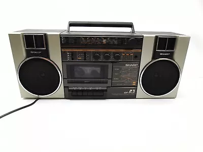 Kaufen Classic Vintage 1980s Sharp GF-A1 Radio Cassette Boombox Ghetto Blaster, C6.3 • 95€