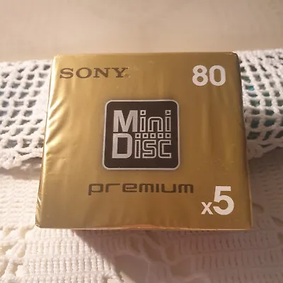 Kaufen Sony MiniDisc MDW-80 Premium 5er Pack (5 X Sony MiniDisc MDW-80PR) • 45€