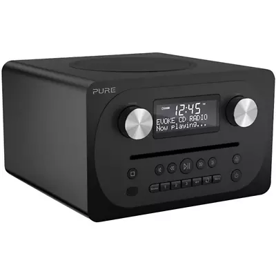Kaufen Pure Evoke C-D4 Tischradio UKW AUX Bluetooth CD Schwarz Radio Küchenradio Audio • 259.30€