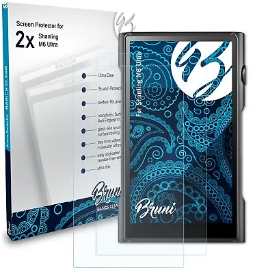 Kaufen Bruni 2x Folie Für Shanling M6 Ultra Schutzfolie Displayschutzfolie • 5.59€
