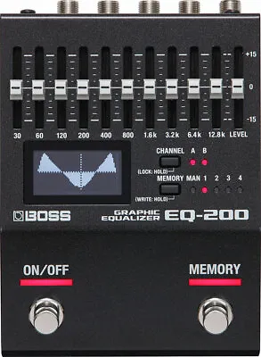 Kaufen Brandneu Boss EQ-200 Grafik Equalizer Gitarre Effekte Pedal • 313€