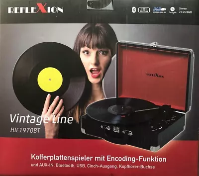 Kaufen Reflexion HIF1970BT USB-Plattenspieler Turntable Stereo Schallplatten • 47€
