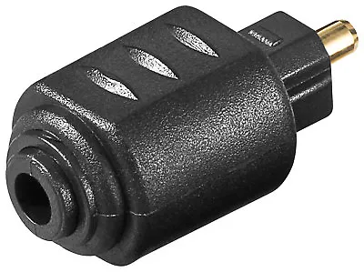 Kaufen Goobay® Toslink Adapter Opto Opti Stecker Auf 3,5 Mm Mini Kuppplung Optischer • 4.97€