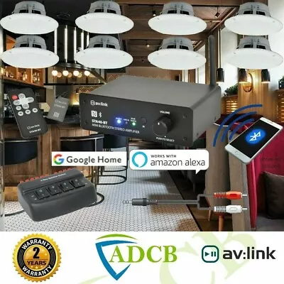 Kaufen Neu Cafe Restaurant Zuhause Bluetooth Verstärker Decken Lautsprecher System Kit - 2,4,8  • 151.77€