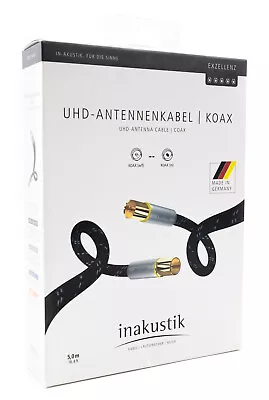 Kaufen Inakustik Exzellenz Antennenkabel Koax TV Textil Kabel 5m Ultra HD 4K HDTV 612 • 67.95€