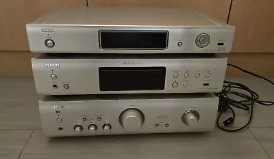 Kaufen DENON 720AE Hifi-Anlage Silber Gebürstet Vollverstärker-Internetradio- CD Player • 399€