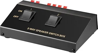 Kaufen Lautsprecher Umschaltbox Umschalter Verteiler Splitter Switch Für 2 Boxen Metall • 13.87€