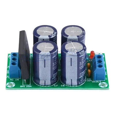 Kaufen Dual Power Filter Power Amplifier Board Rectifier 25A Flat Bridge Unregulated • 6.53€