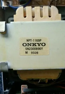 Kaufen Netztrafo NPT-1169P Netzteil SN2300896Y Für Onkyo TX9031 • 20€