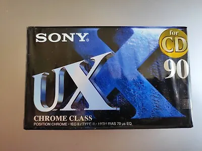 Kaufen Sony UX90 Chrome Type II Tape Musikkassette New Neu Sealed OVP  • 10€