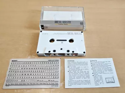 Kaufen Sony METAL MASTER Ceramic 60 Tape Musikkassette HighEnd • 31.50€