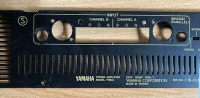 Kaufen YAMAHA P1600 Amplifier Verstärker Back Panel Blende Rückwand • 2.50€