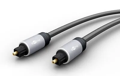 Kaufen ✅Goobay Premium Toslink-Kabel / HighEnd Audio / Inkl. 3,5mm (Mini-)Adapter✅ • 7.90€