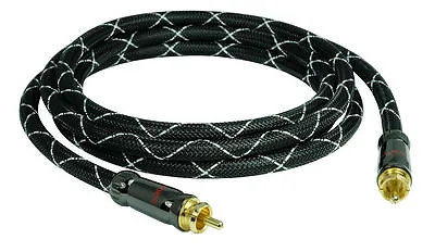 Kaufen 1m SunshineTronic BlackLine Digital Koaxial Kabel Subwoofer-Kabel 1 M • 16.90€