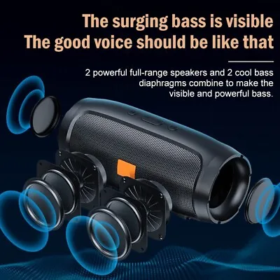 Kaufen Multimedia Bass Wireless Bluetooth Lautsprecher Hohe Klangqualität Klein Tragbar • 17.45€