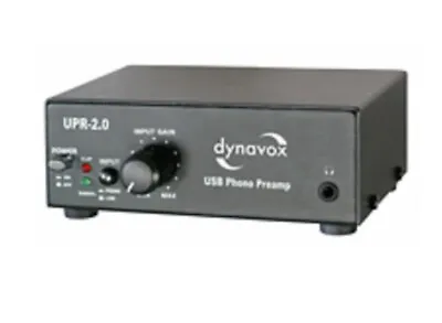Kaufen Vorverstärker Phono Dynavox USB Systeme UPR-2.0 Schwarz • 89.95€
