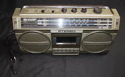 Kaufen Sharp GF-4343H Stereo Radio Castette Recorder Vintage • 50€