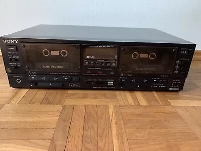 Kaufen SONY Stereo Cassette Deck Doppelkassettendeck TC-WR750 Tapedeck • 99€